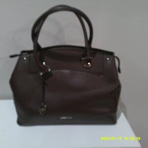 Large London Fog Burgundy Purse